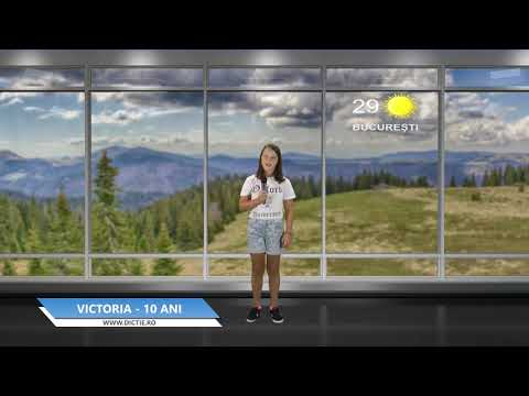 VICTORIA BARDAN ne prezintă vremea - Proiect Meteo cu Daniel Nițoiu la Școala TV Dicție.ro