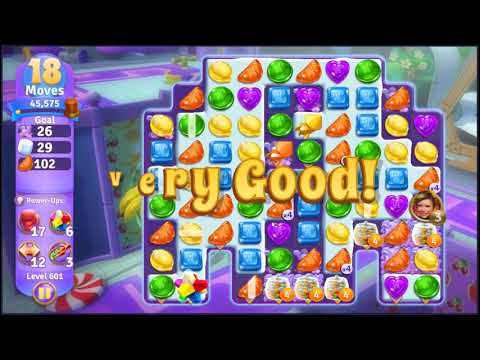 Wonka's World of Candy Level 601 - NO BOOSTERS + FULL STORY 🍫 | SKILLGAMING ✔️