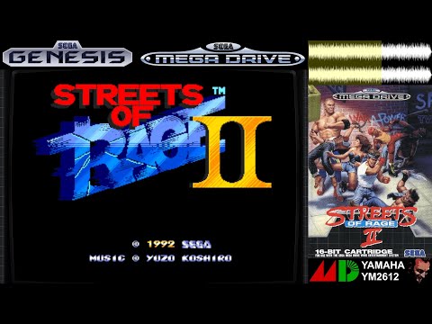 [SEGA MD OST] Streets of Rage 2 Soundtrack | Mega Drive Model 1