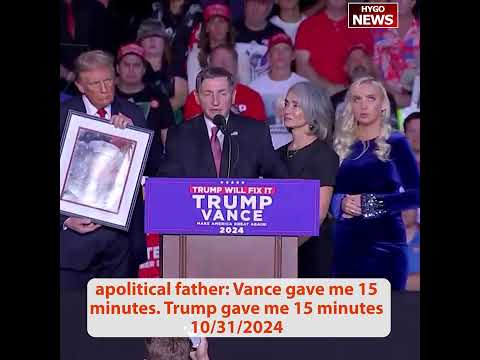 Apolitical father: decent Trump had tear in his eye, but failed Walz; mother begged help get justice