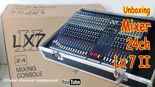Video thumbnail for Unboxing mixer soundcraft lx7ii by aank sound