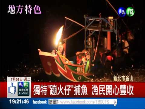 磺港"蹦火仔" 魚群躍水面超壯觀