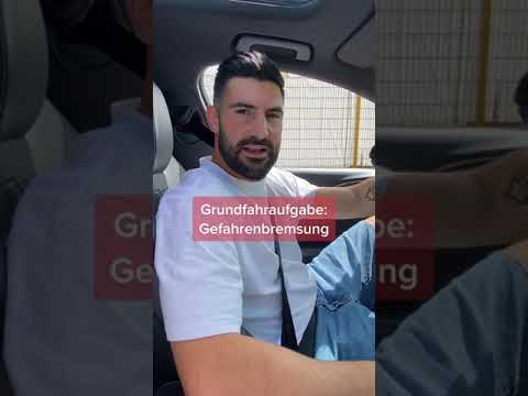 Basic driving task: emergency braking