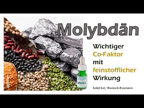 Biologische und energetische Komponenten von Molybdän (Essenz Met21)