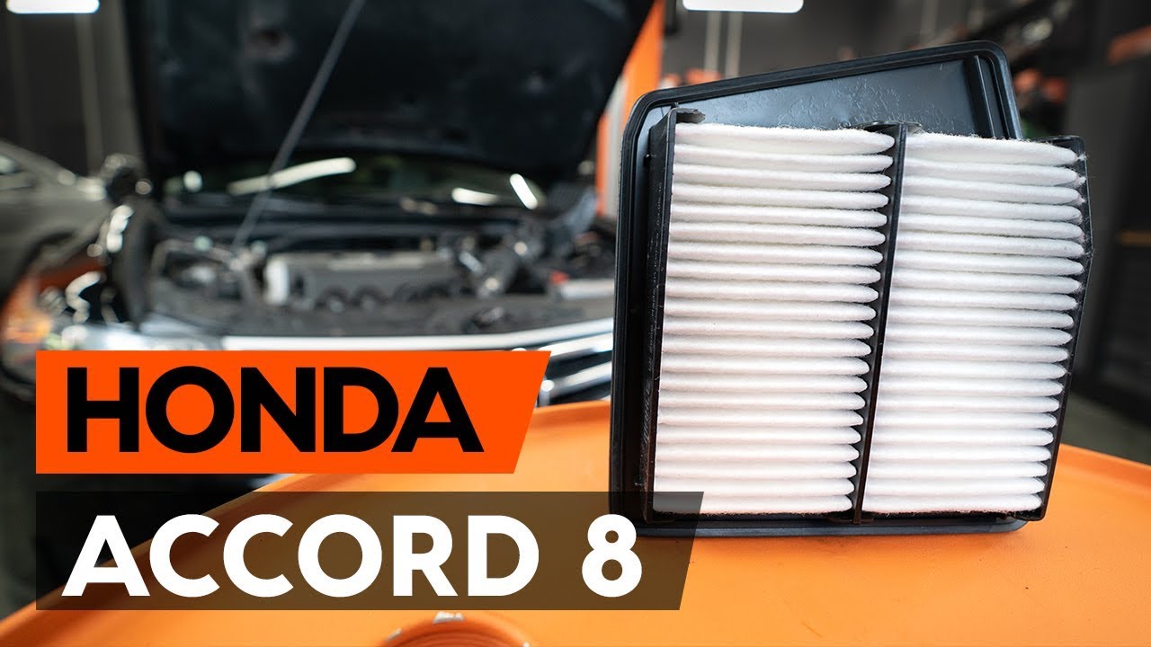 Jak vyměnit vzduchový filtr na Honda Accord VIII CU – návod k výměně