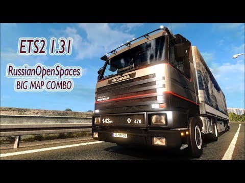 ETS2 1.31 | Russian Open Spaces v6.0 | Big Map Combo | Download & Install