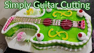 Guitar Cake 1 Kg | Guitar Cake Tutorial For Beginners