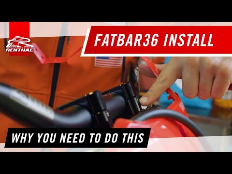 How to Install Fatbar36 Handlebar and 36mm Bar Mounts with Honda HRC Mechanic • Renthal Tech Tips
