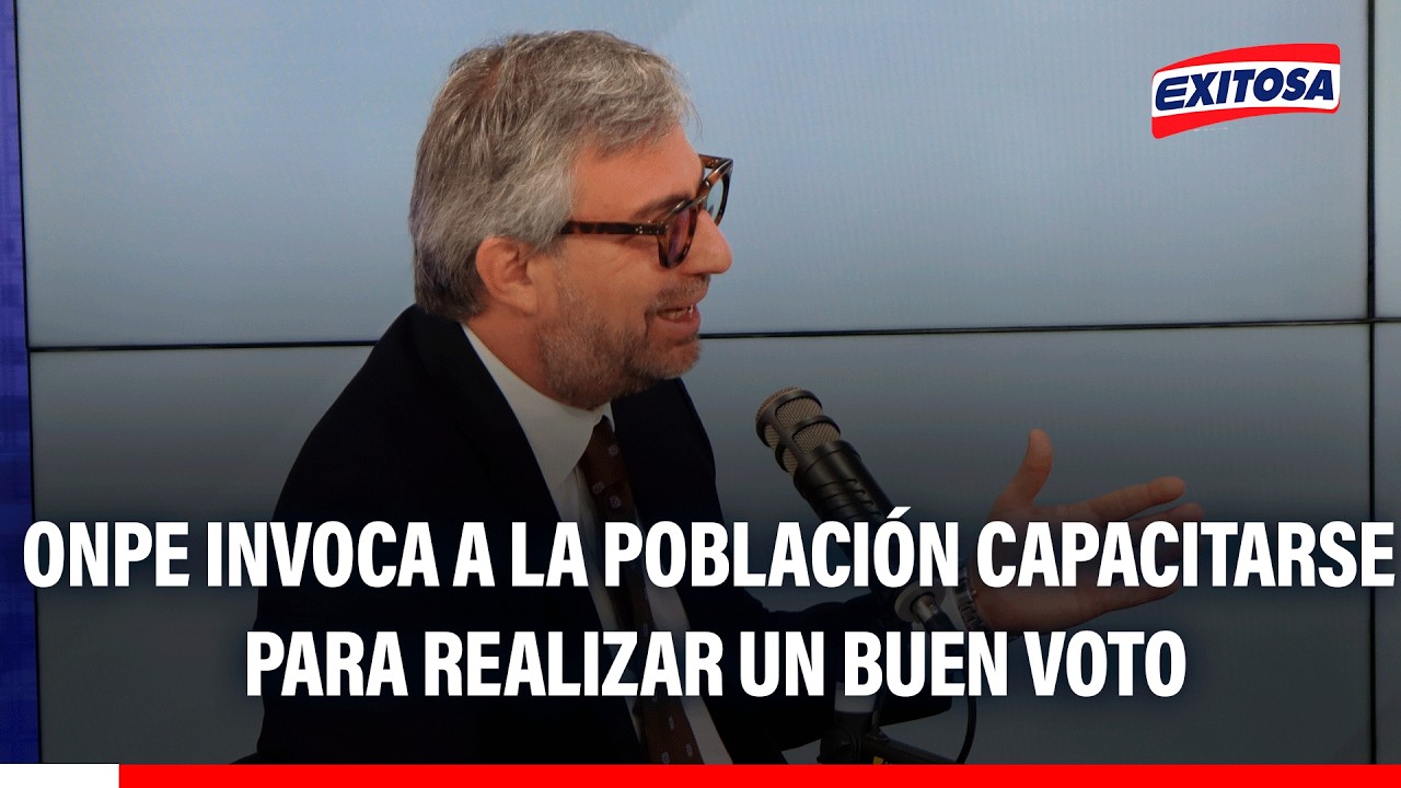 🔴🔵"La forma de votar no ha cambiado, lo que pasa es que es una cédula más larga": jefe de la ONPE