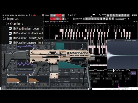 MACHINE GUN TEAROUT: clip of 1 of my 81 unreleased tearout/deathstep tracks