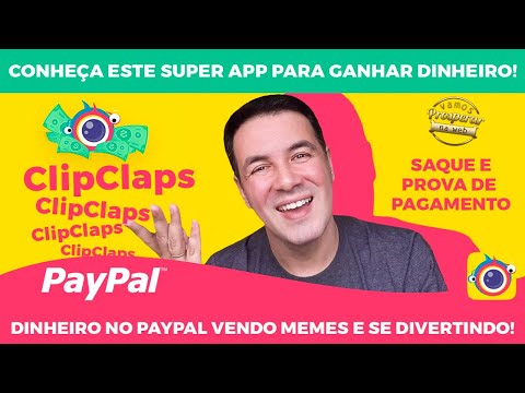 ClipClap Novo App Para Ganhar Dinheiro no PayPal