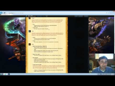 League of Legends Patch Notes Analysis - Zac Patch (3.04)
