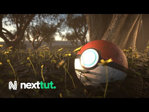 Maya Cinematic Render Overview Pokeball Final Part