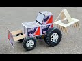 Making Amazing Matchbox JcB Tractor At Home Diy Idea With Matchstick Box Craft With Matchbox Idea