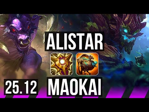 ALISTAR & Aphelios vs MAOKAI & Miss Fortune (SUP) | KR Grandmaster | 25.12