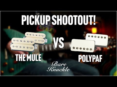 Bare Knuckle Pickups PAF Shootout | The Mule vs PolyPaf