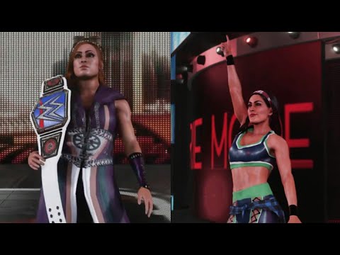 WWE 2K19 - BECKY LYNCH VS BRIE BELLA (RETURN) | SmackDown Live