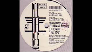 Tony Carrasco - I Fell You (Instrumental Mix)