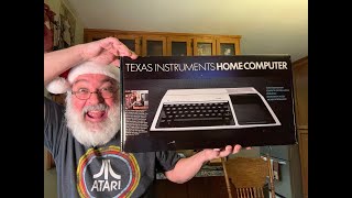 TI99/4a Unboxing & 1st Test December 2023 - Like Christmas in 1980s - 8bit 16bit Vintage Computer