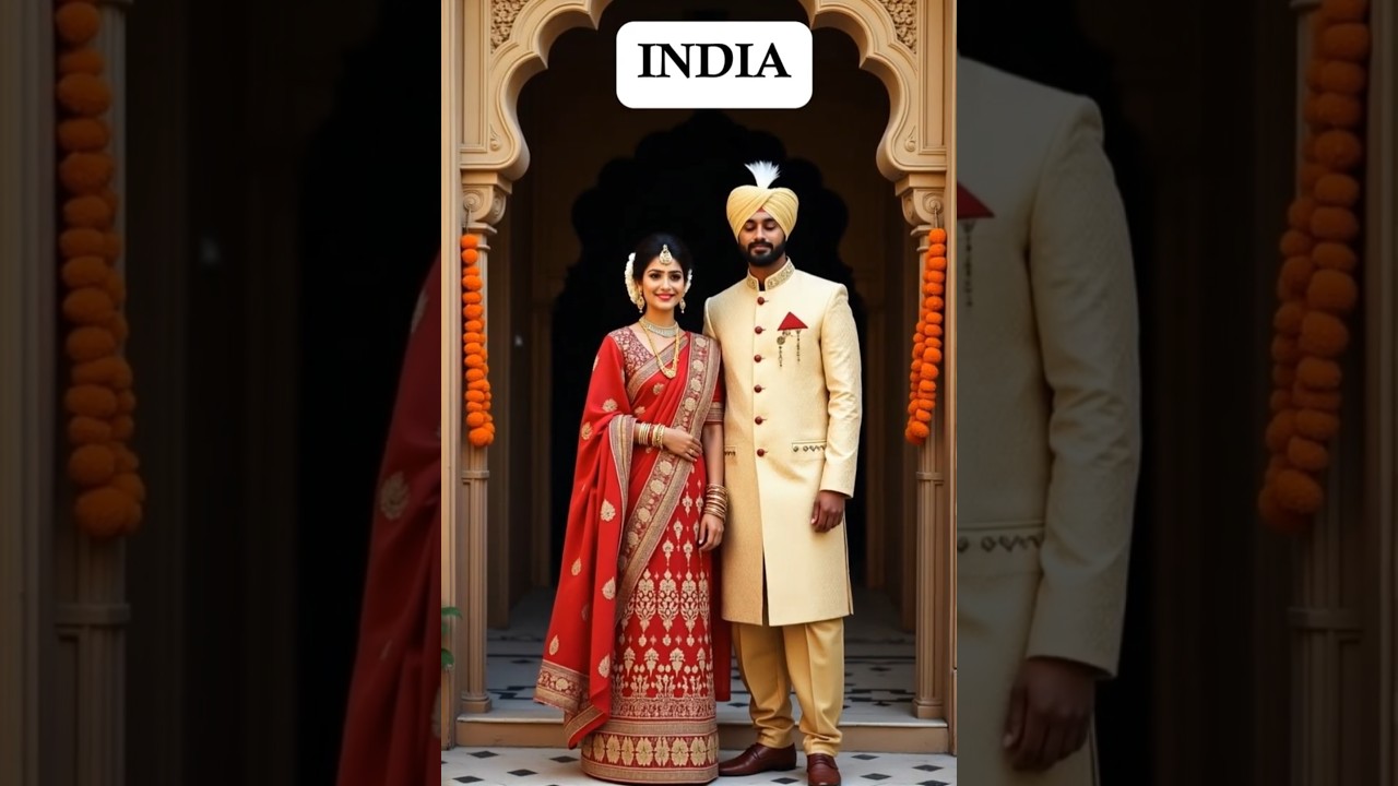 AI Reimagines Traditional Clothing with Couples from Across the Globe  #ai #aiart #globalculture