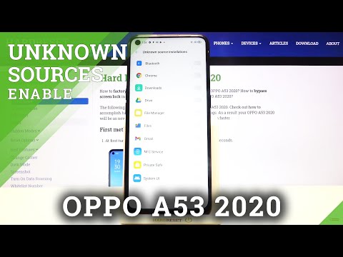 How to Install Apps from Unknown Sources on OPPO A53 2020 – Allow Unknown Sources