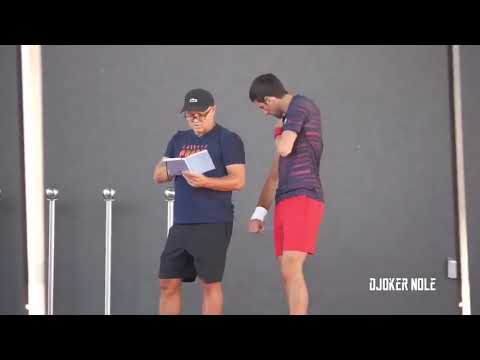 12 Marian Vajda Gives Djokovic Tips for the Final   Tokyo 2019 HD