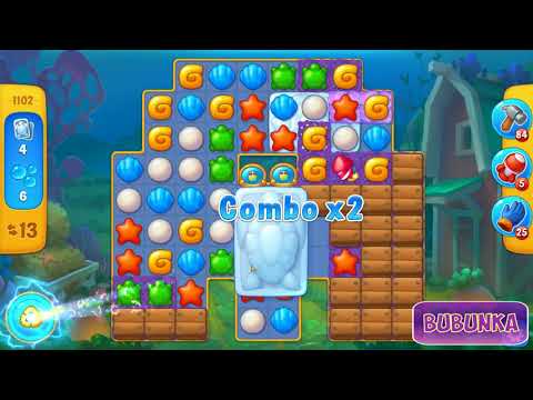 Fishdom level 1102 HD