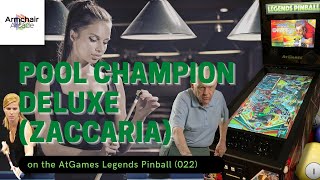 Pool Champion Deluxe (Zaccaria) on the AtGames Legends Pinball (022) - Gameplay