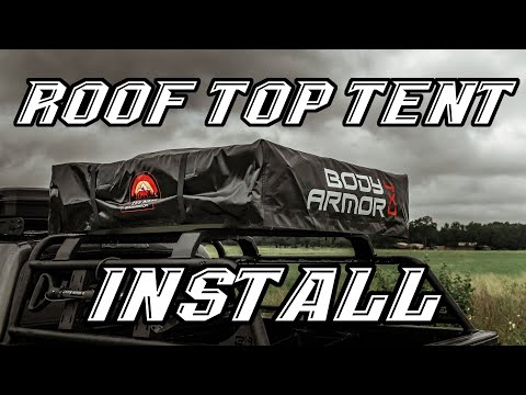 HOW TO - Installing the BodyArmor4x4 Sky Ridge Series Pike Roof Top Tent | 3rd Gen Tacoma