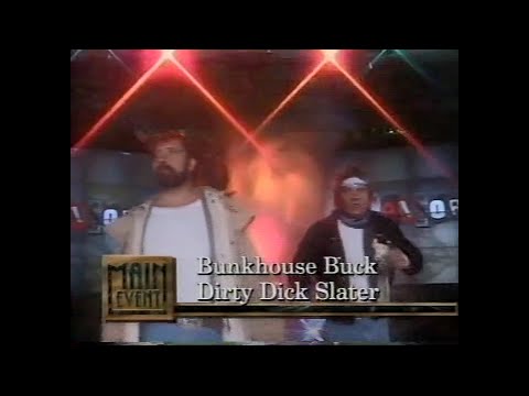 Stars & Stripes vs Bunkhouse Buck & Dick Slater   Main Event March 19th, 1995