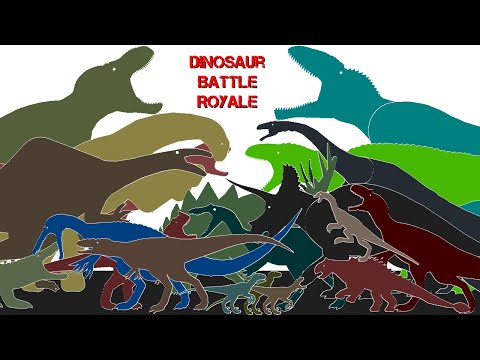Dinosaur Battle Royale (Sticknodes Dinosaur Battle) (Dinosaur Animation)