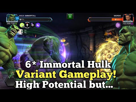 Immortal Hulk Variant Gameplay! Insane Damage Potential But Impractical?| Marvel Contest Of Champion