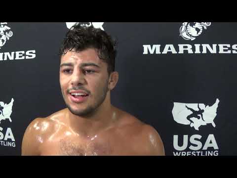 Vincenzo Joseph, after 79 kg semifinals win at 2022 World Team Trials Challenge Tournament