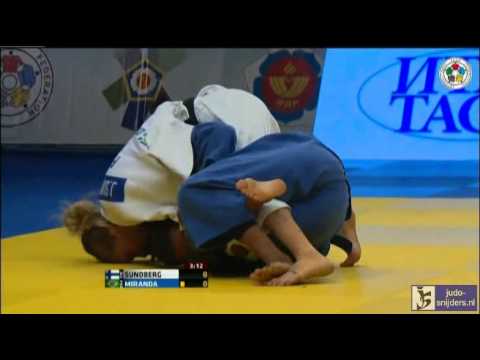 Judo 2013 Grand Slam Moscow: Sundberg (SWE) - Miranda (BRA) [-52kg] final