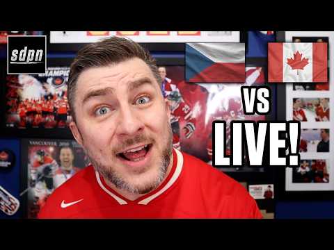 Team Canada vs Team Czechia | Men's Hockey QUARTERFINALS | LIVE w/ Steve Dangle