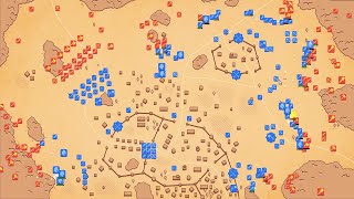 コマを動かして帝国を守るカジュアルRTS【Empire Defenders】実況