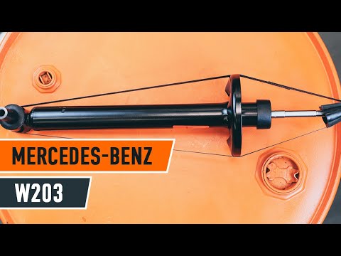 How to change front shock absorbers and springs on MERCEDES-BENZ C W203 TUTORIAL | AUTODOC Video