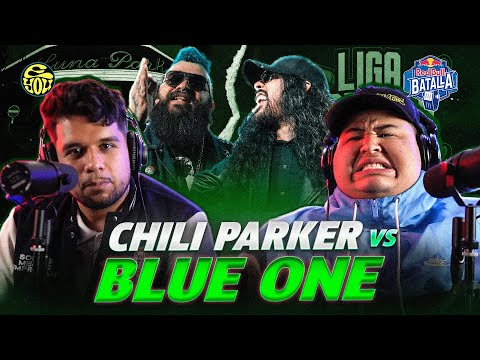 ¿AHORA QUIÉN ES EL SALTAMUROS? - Reacción a CHILI PARKER vs BLUE ONE - Liga Bazooka - EYOU TV