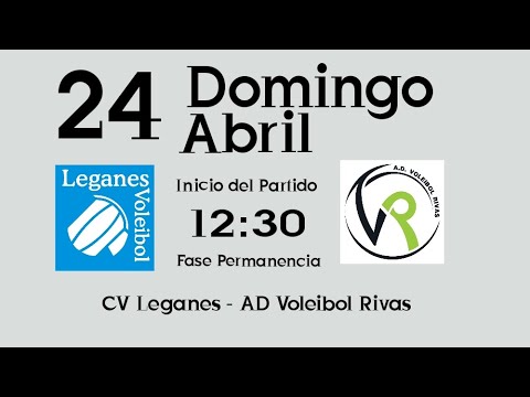 Partido Cadete  CV Leganes Vs AD Rivas 24 Abril 2022 Vuelta Fase Permanencia