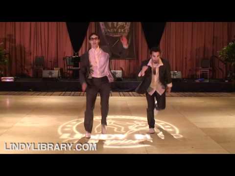 ILHC 2010 - Cabaret - Two French Guys (International Lindy Hop Championships 2010)