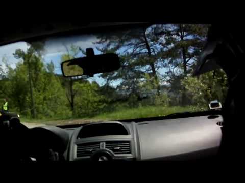 ESSAIS MEGANE R26R EVO RALLYE st Michel les Portes RUN 2 montée et descente ROUTE SECHE ET HUMIDE