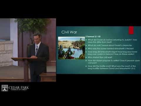 20210307AM Cedar Park church of Christ -Steve Harbin - Saul Pursues David