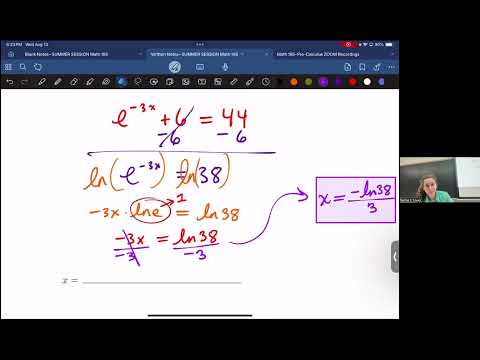 Quiz 4 Review--Math 195--Lesson 24