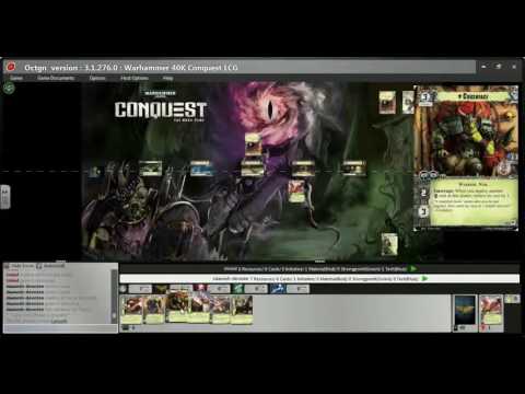 40K Conquest on OCTGN - Nazdreg vs Baharroth