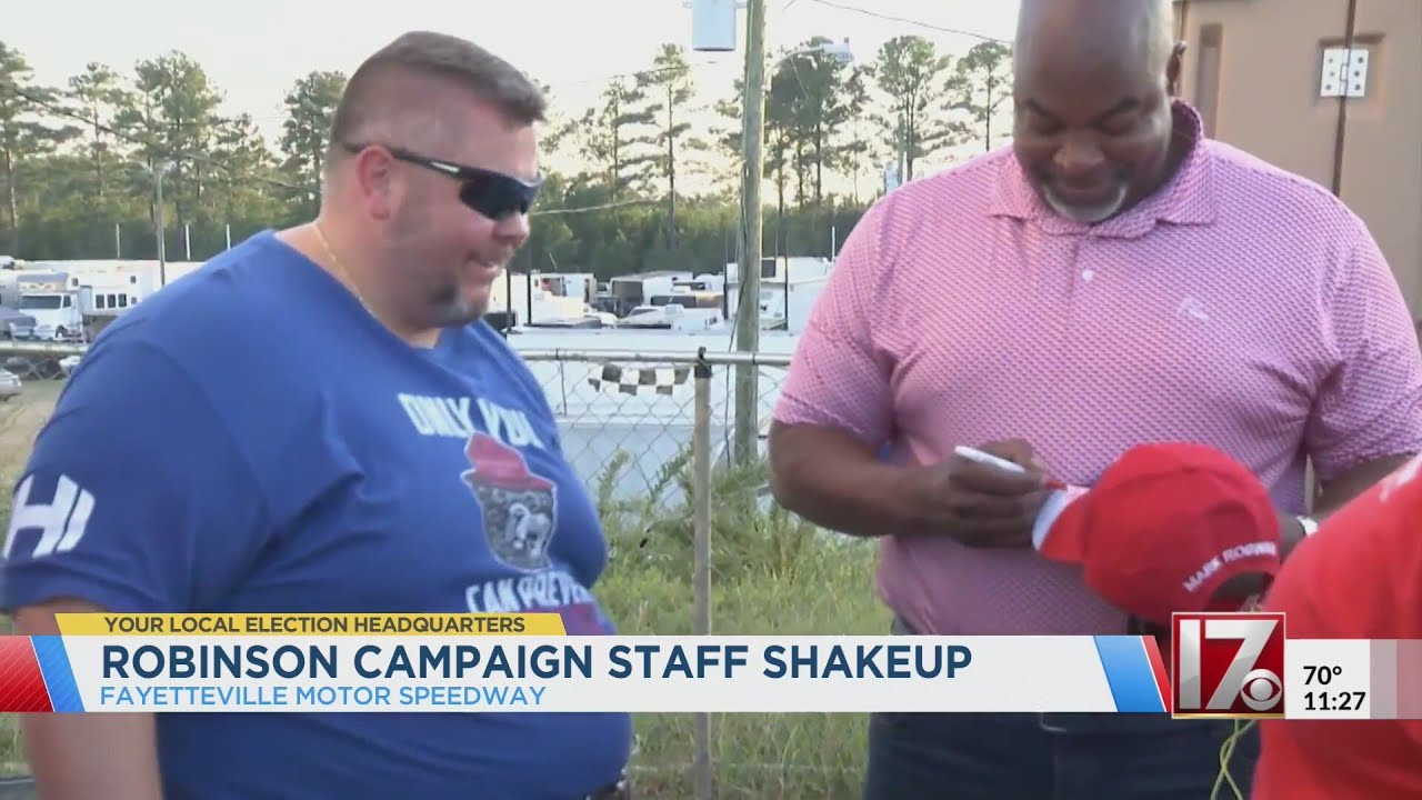 Key staffers exit Robinson campaign for NC governor