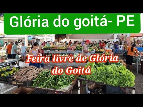 Feira livre de Glória do Goitá Pernambuco 