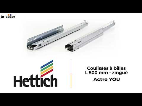 Coulisses Actro YOU Silent System - 40 kg HETTICH