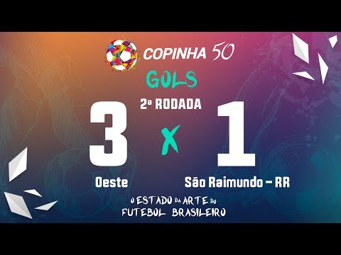 Gols de Oeste 3 X 1 São Raimundo - RR, Copinha 2019