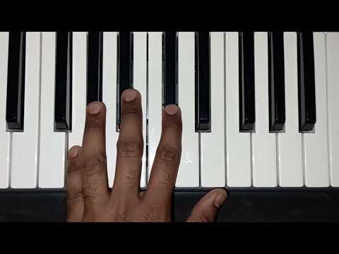 How to play "G dim chord" in Piano?