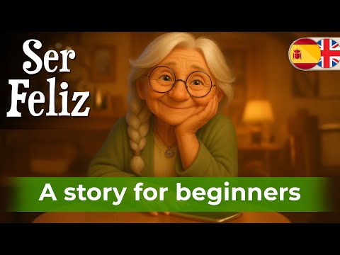 LEARN SPANISH with Simple Story for beginners – Ser feliz